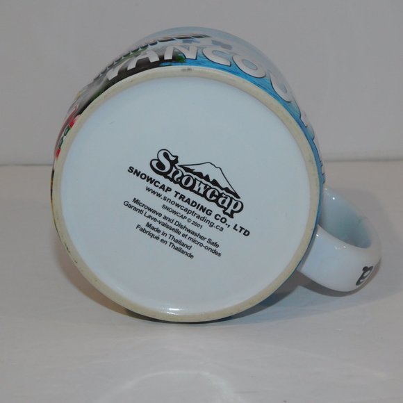 vintage 2001 Snowcap Trading Vancouver 3D Scene Mug Totem Ferry  Downtown - Picture 7 of 8